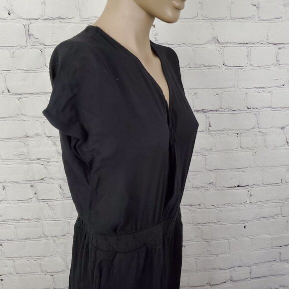 ICHÍ V-Neck Crepe Romper Blk M NWT - Picture 5 of 9